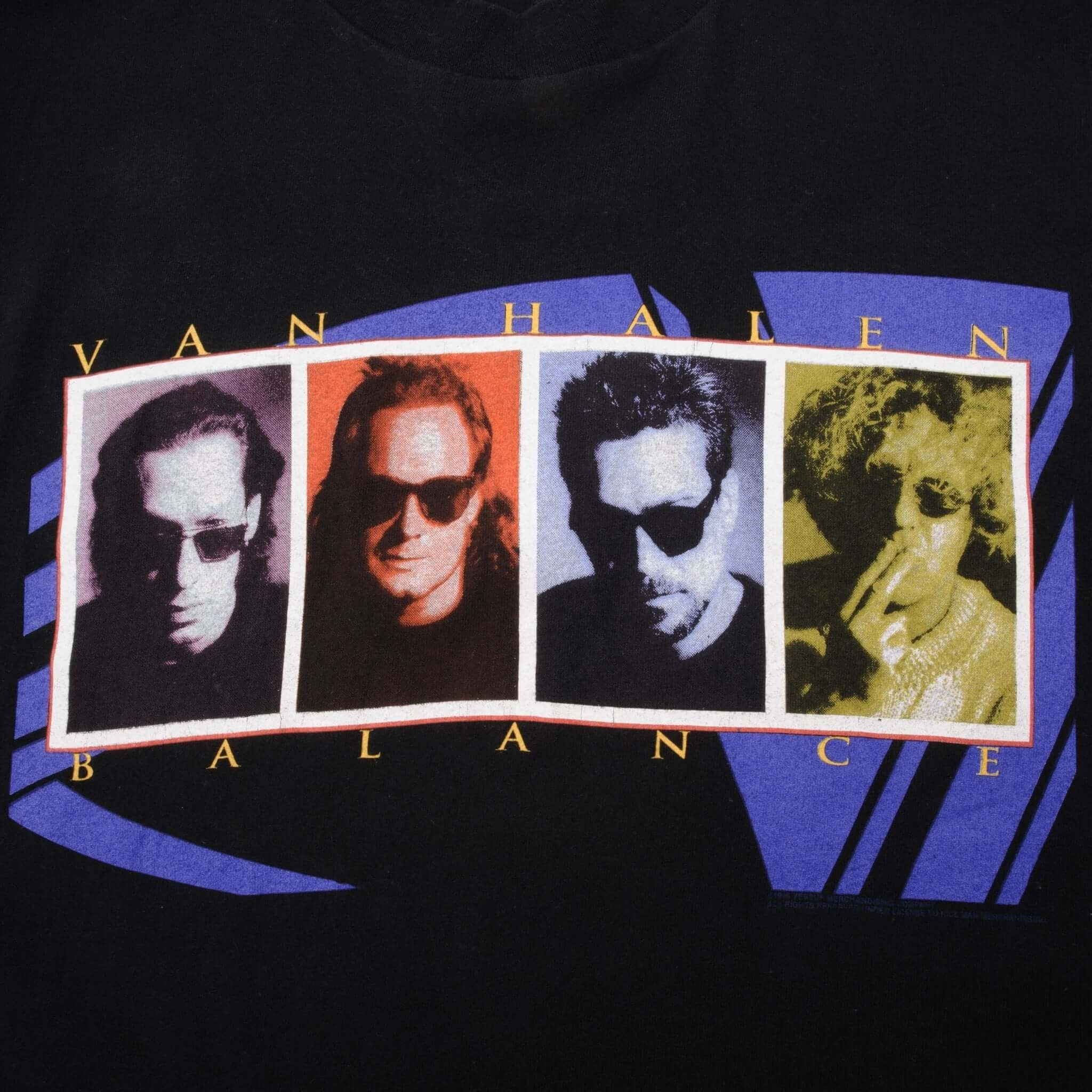 VINTAGE VAN HALEN BALANCE 1995 1996 TEE SHIRT SIZE LARGE MADE IN USA