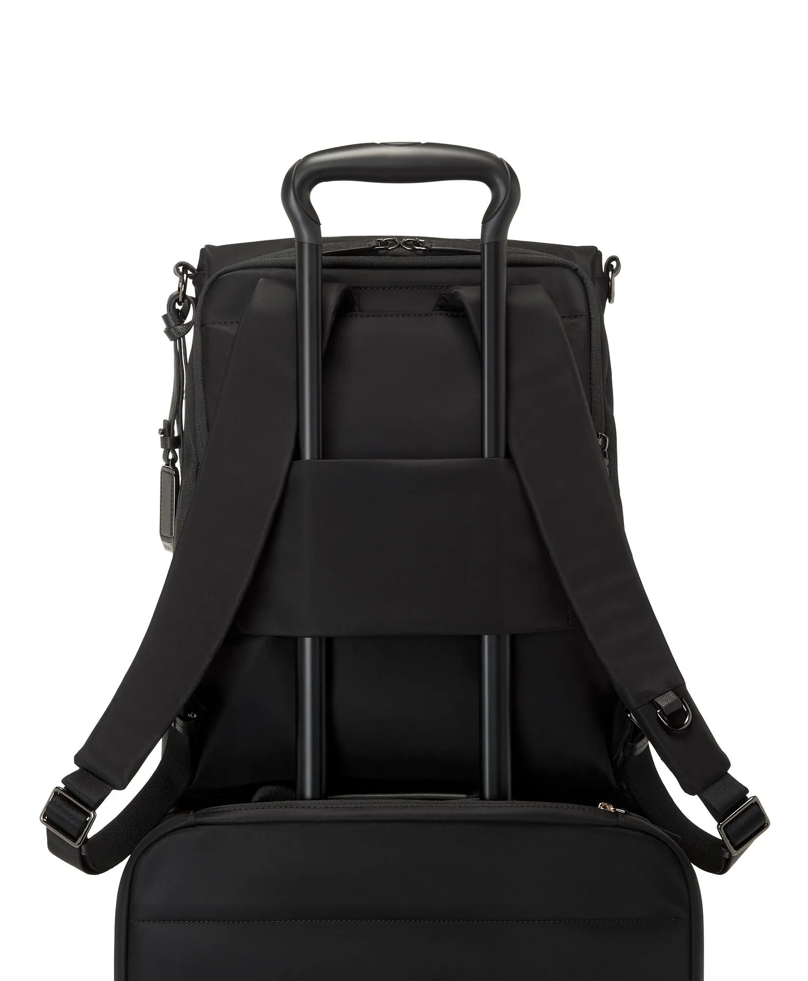 VOYAGEUR Leigh Backpack/Tote - Black/Gunmetal