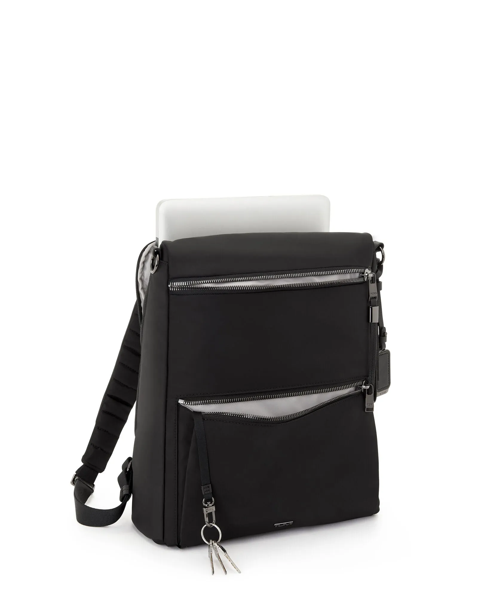 VOYAGEUR Leigh Backpack/Tote - Black/Gunmetal