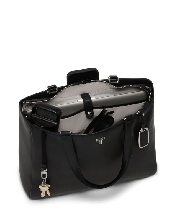 Voyageur Vail Medium Tote - Black/Gunmetal